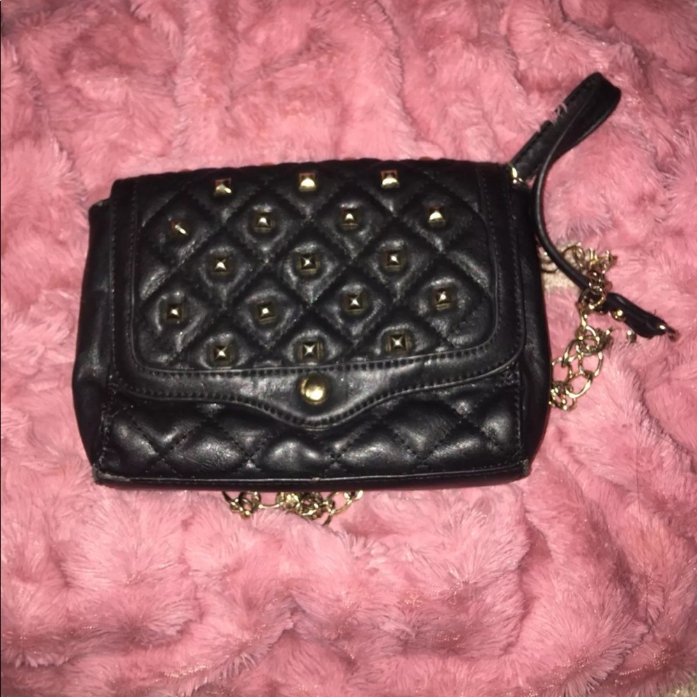 Studded Gold Chain Purse